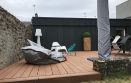 Terrasse bois composite Mayenne