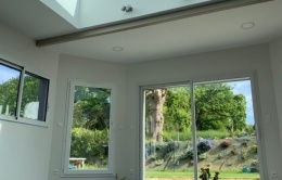 Verrière VELUX dans extension