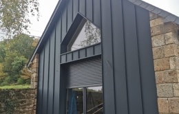 Bardage aluminium joint debout Oisseau