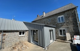 Extension bois en joint debout Mayenne