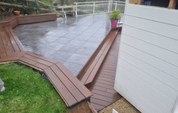 Terrasse bois composite Martigné