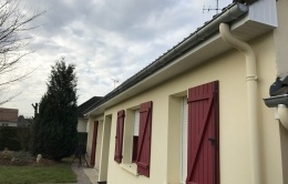 Remplacement de gouttière et caisson PVC Mayenne