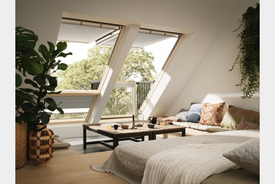 Duo de verrière balcon VELUX