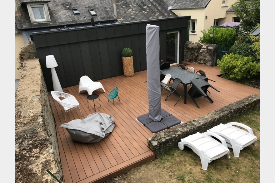 Terrasse composite Mayenne