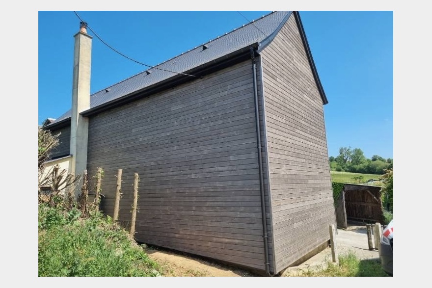 Isolation par l'extérieur en laine de bois Champéon